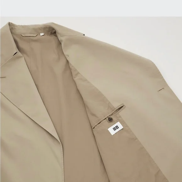 Uniqlo U *NWT* Elegant Tan Women's Trench Coat - Picture 4 of 13